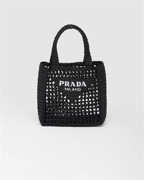 small raffia tote bag prada|prada raffia tote bag dupe.